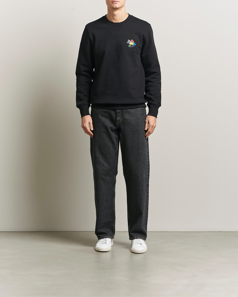 Men | Sweaters & Knitwear | PS Paul Smith | Cloud Zebra Printed Sweatshirt Black