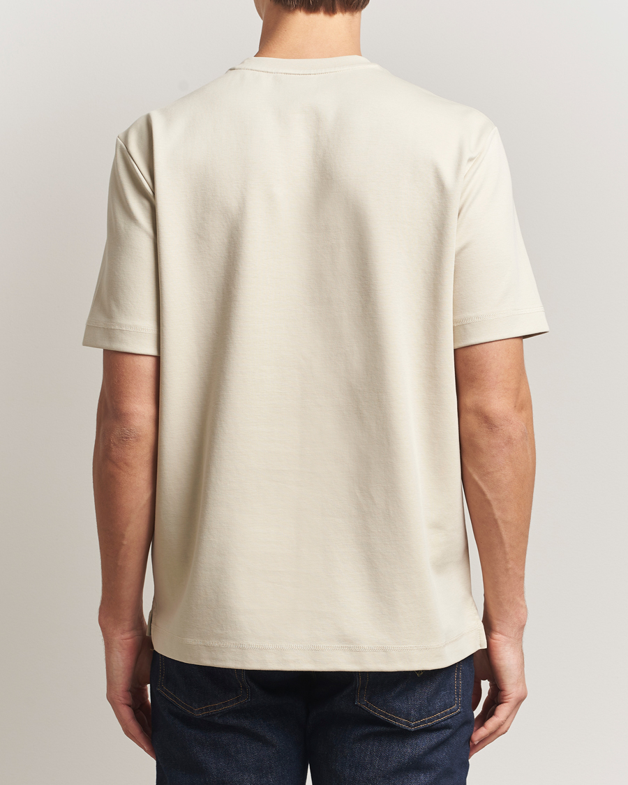 Men | T-Shirts | PS Paul Smith | Casual Fit Happy T-Shirt Ecru