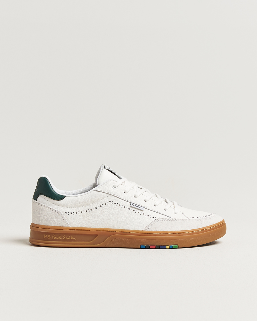 Men | Sneakers | PS Paul Smith | Hillstar Leather/Suede Sneaker White