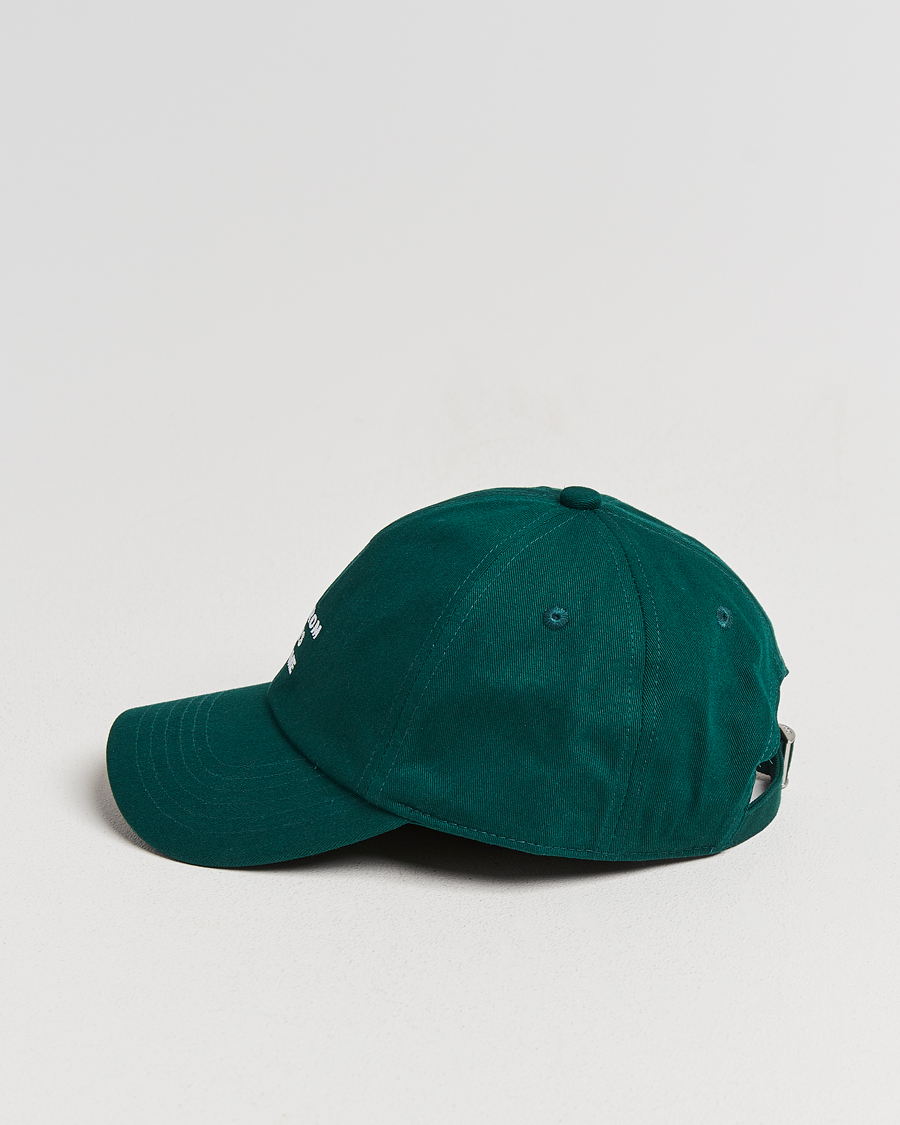 Men | Hats & Caps | Drôle de Monsieur | Slogan Baseball Cap Dark Green