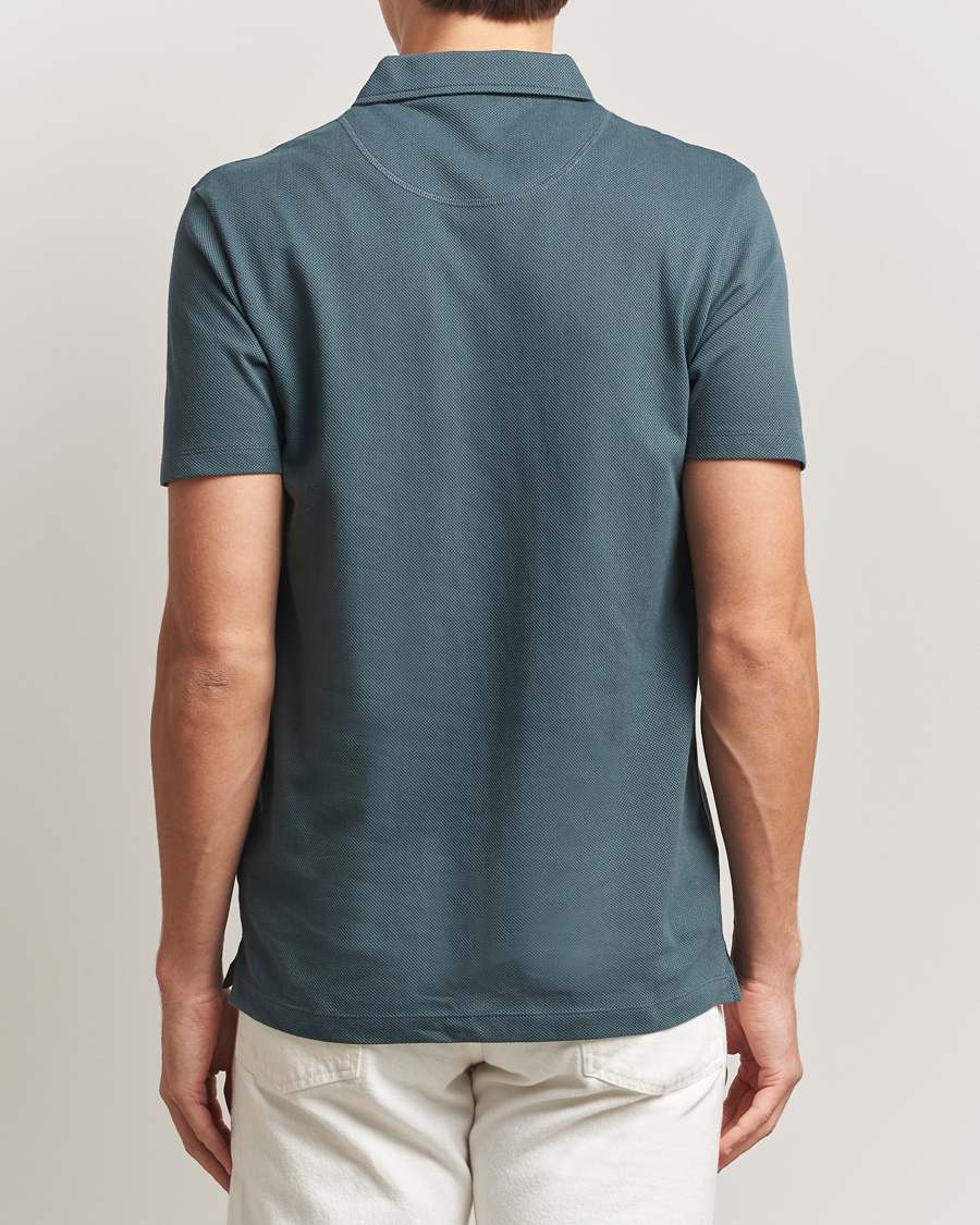 Men | Polo Shirts | Sunspel | Riviera Polo Shirt Dark Petrol