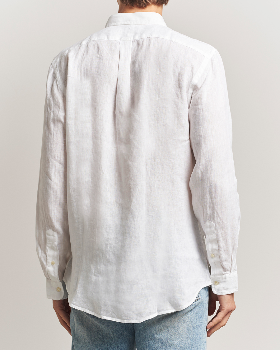Men | Shirts | Polo Ralph Lauren | Slim Fit Linen Shirt White