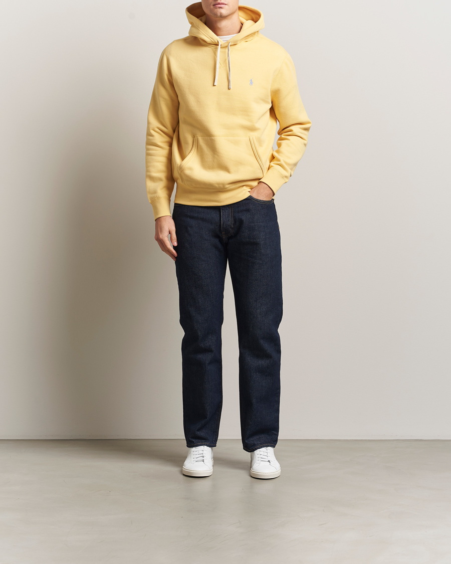 Men | Sweaters & Knitwear | Polo Ralph Lauren | RL Fleece Hoodie Corn Yellow