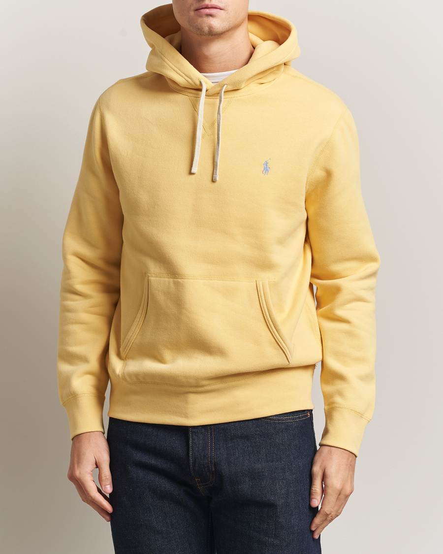Men | Sweaters & Knitwear | Polo Ralph Lauren | RL Fleece Hoodie Corn Yellow