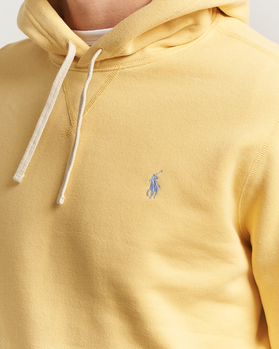 Men | Sweaters & Knitwear | Polo Ralph Lauren | RL Fleece Hoodie Corn Yellow
