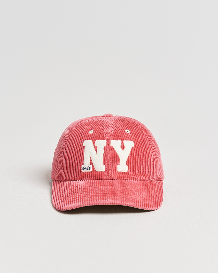 Polo Ralph Lauren NY Cord Cap Red Sky at CareOfCarl.com