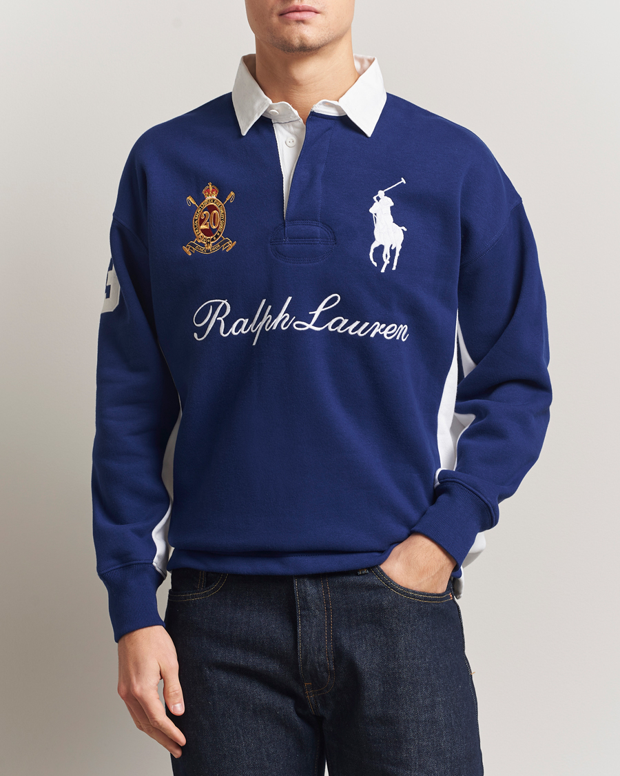 POLO RALPH LAUREN RUGBY ラグランニット S Polo Ralph Lauren Big Pony Rugby Sweater Fall Royal at CareOfCarl.com