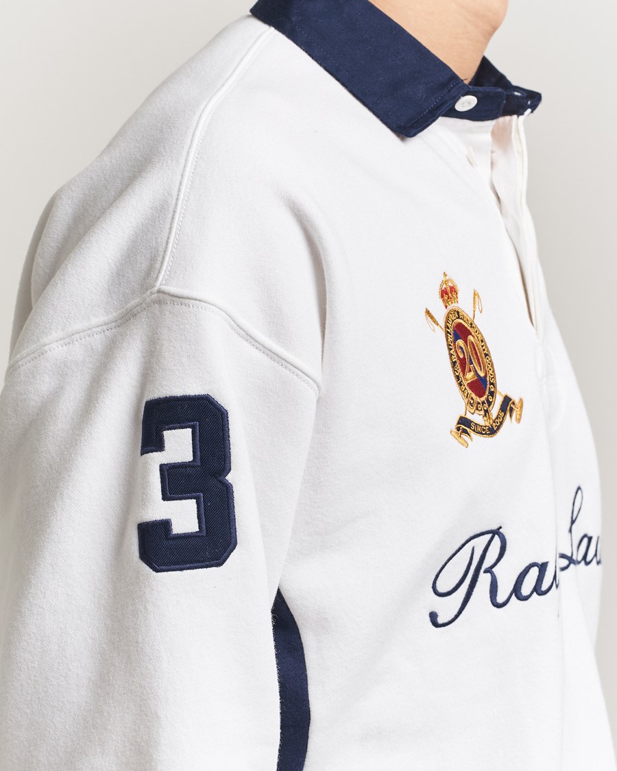 Men | Sweaters & Knitwear | Polo Ralph Lauren | Big Pony Rugby Sweater White