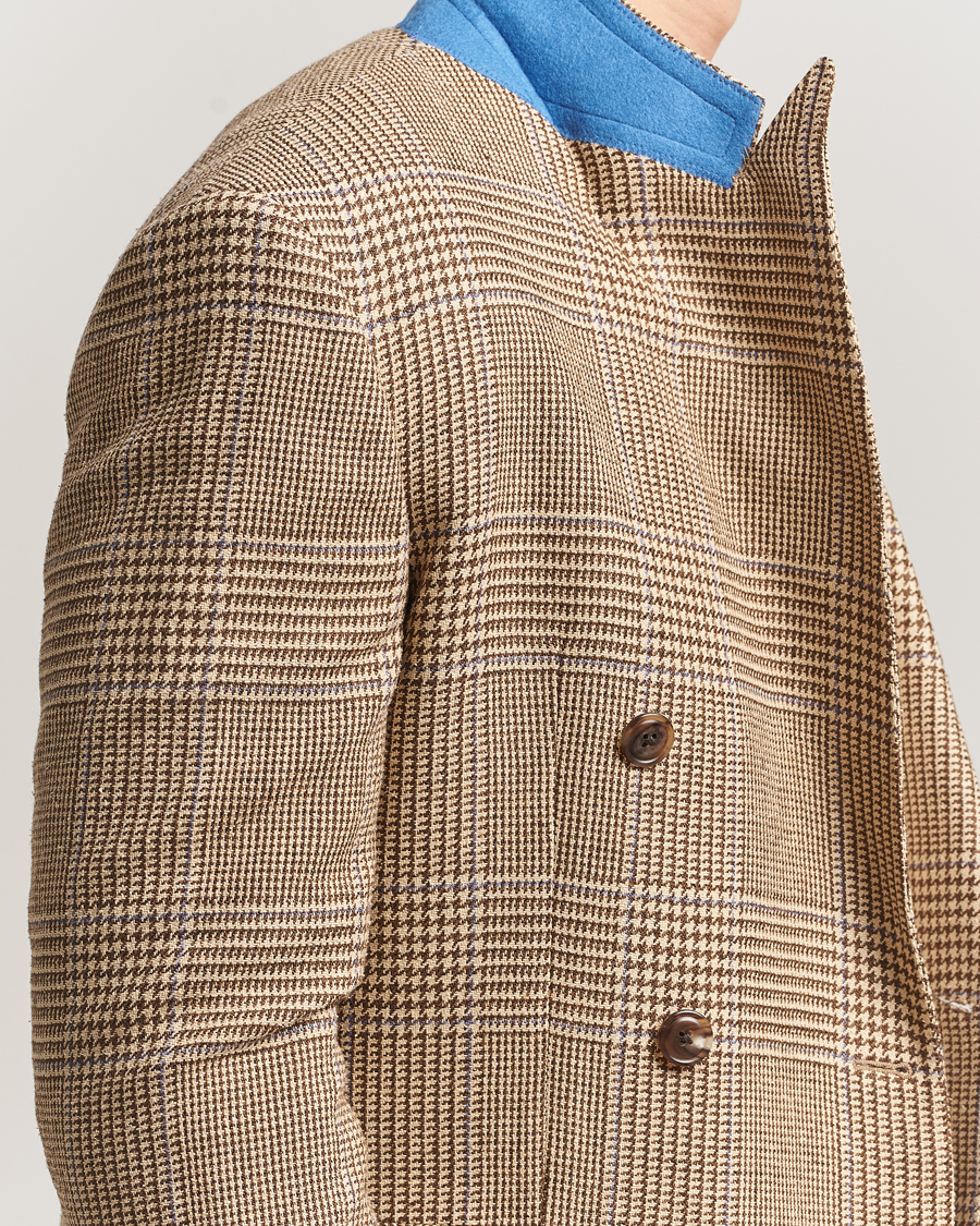 Men | Blazers | Polo Ralph Lauren | DB Wool Prince of Wales Blazer Sand/Brown