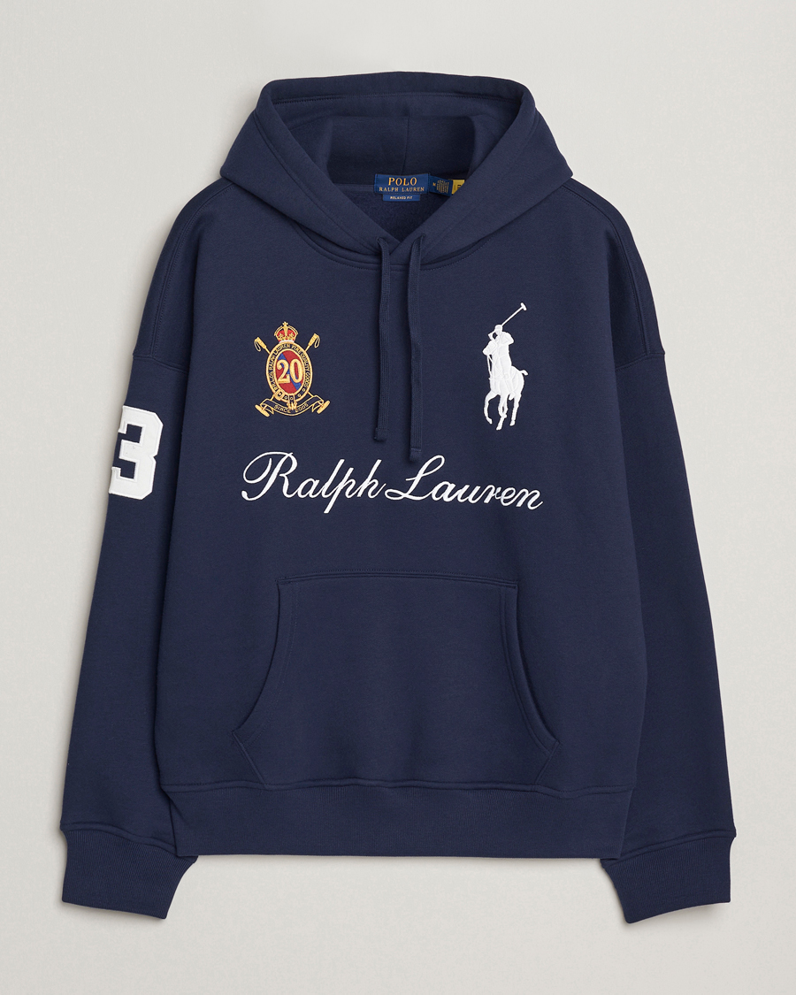 Polo Ralph Lauren Big Pony Hoodie Cruise Navy at CareOfCarl.com