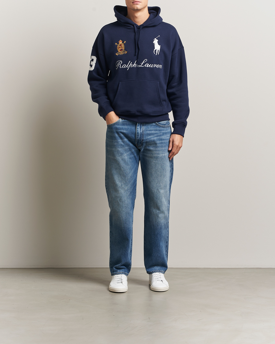 Polo Ralph Lauren Big Pony Hoodie Cruise Navy at CareOfCarl.com