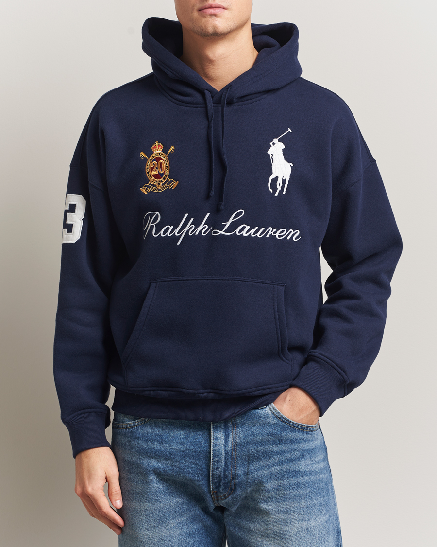 Polo Ralph Lauren Big Pony Hoodie Cruise Navy at CareOfCarl.com