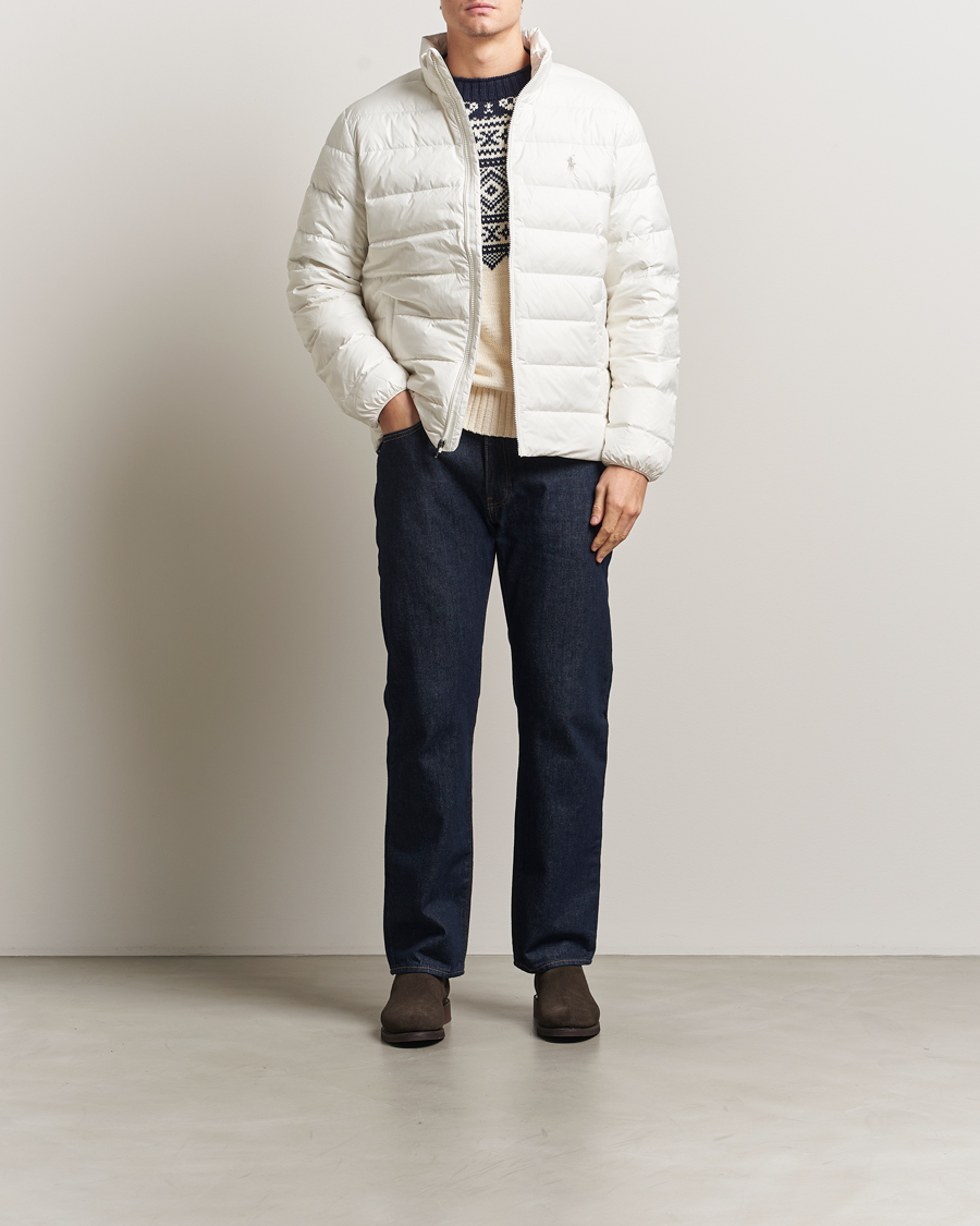 Polo Ralph Lauren Colden Down Jacket Deckwash White at CareOfCarl.com