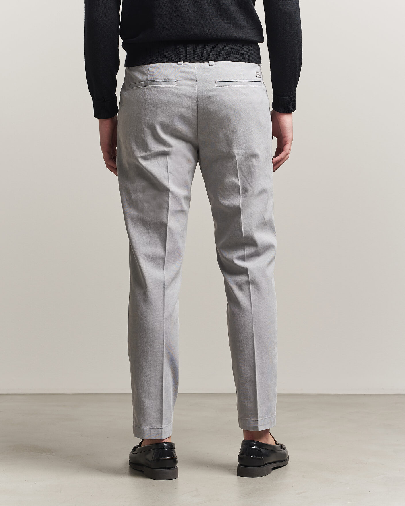 Men | Trousers | BOSS BLACK | Kaiton Structured Chinos Silver