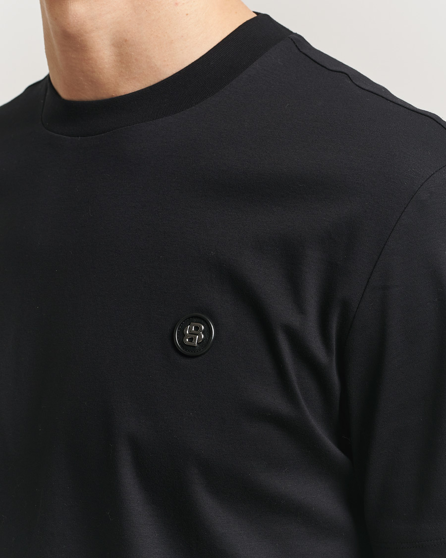 Men | T-Shirts | BOSS BLACK | Taut Regular Fit T-Shirt Black