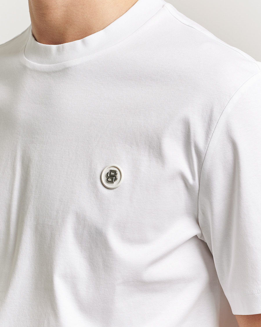 Men | T-Shirts | BOSS BLACK | Taut Regular Fit T-Shirt White