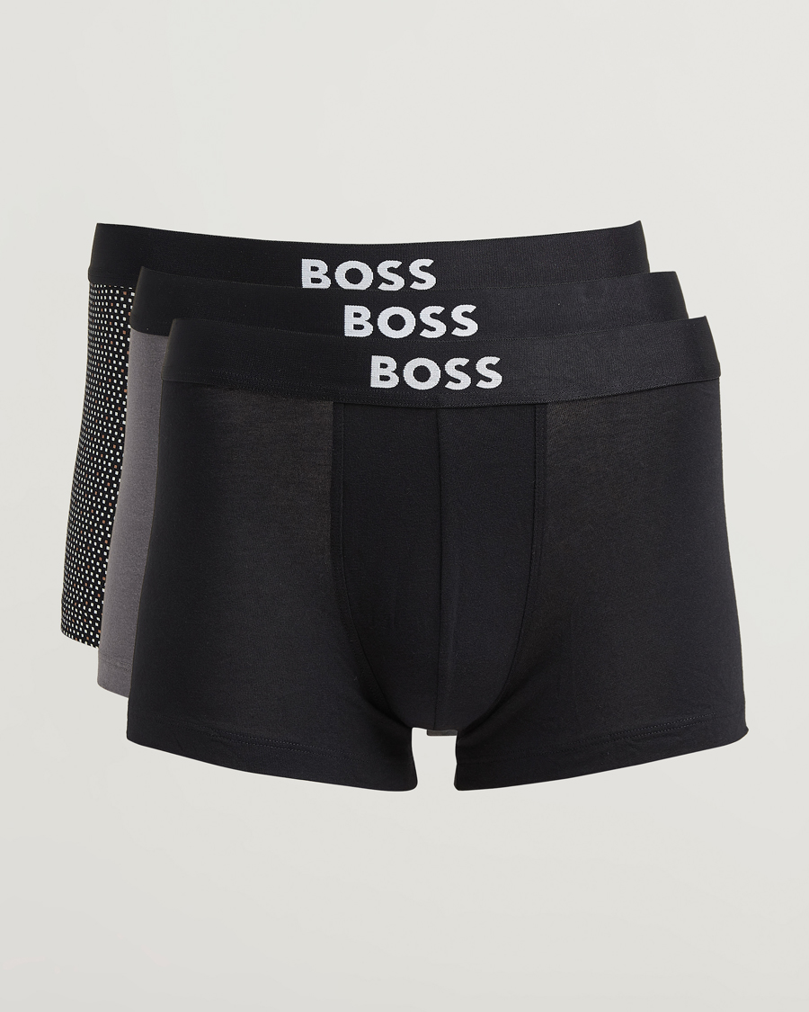 Men | Underwear & Socks | BOSS BLACK | 3-Pack One Trunk Multi