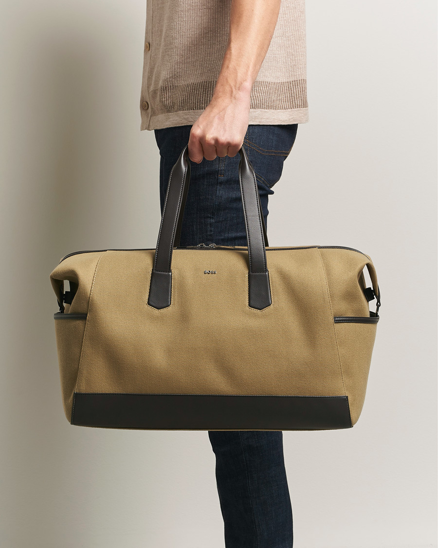 Men | Bags | BOSS BLACK | Dakkar Holdall Dark Beige