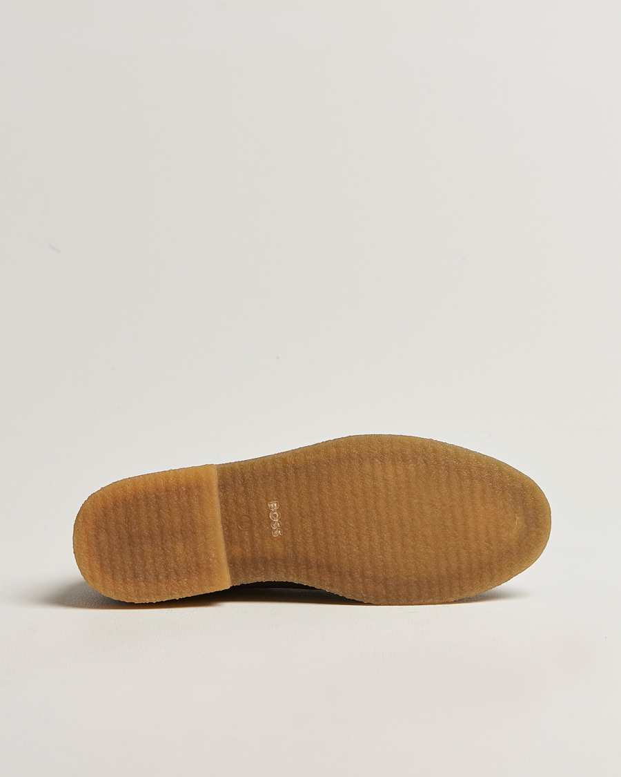 Men | Boots | BOSS BLACK | Kope Suede Desert Boots Dark Brown