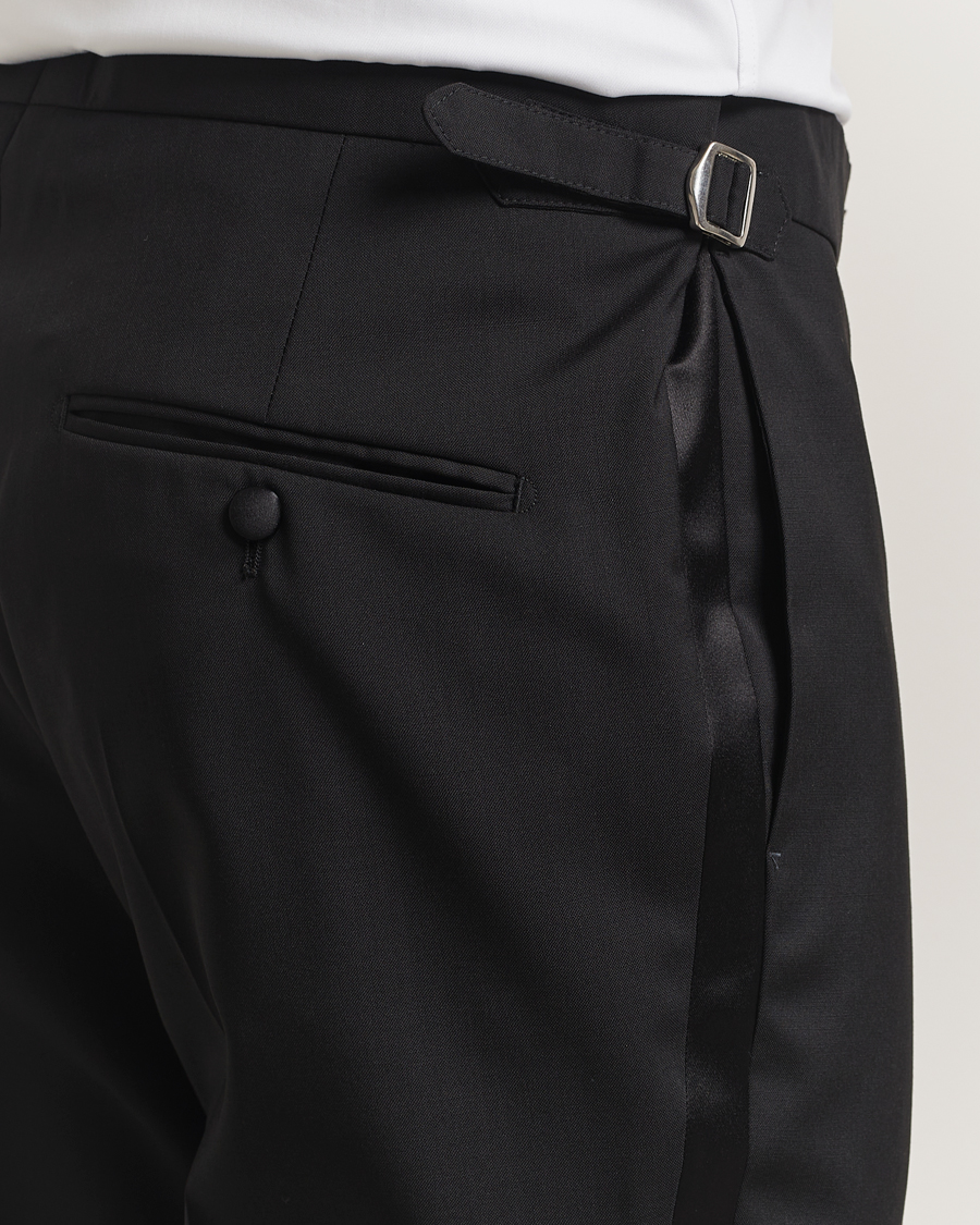 Men | Trousers | Tiger of Sweden | Tenuta Tuxedo Trousers Black