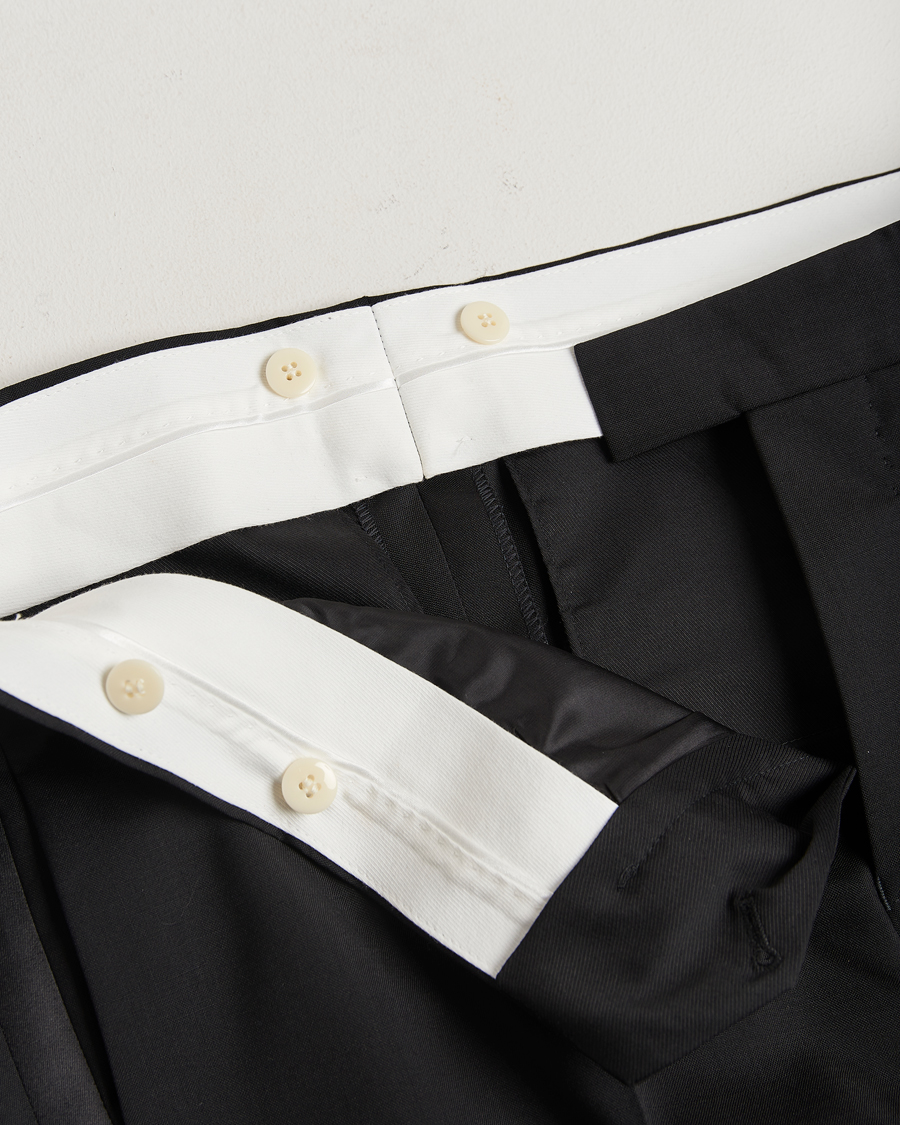 Men | Trousers | Tiger of Sweden | Tenuta Tuxedo Trousers Black