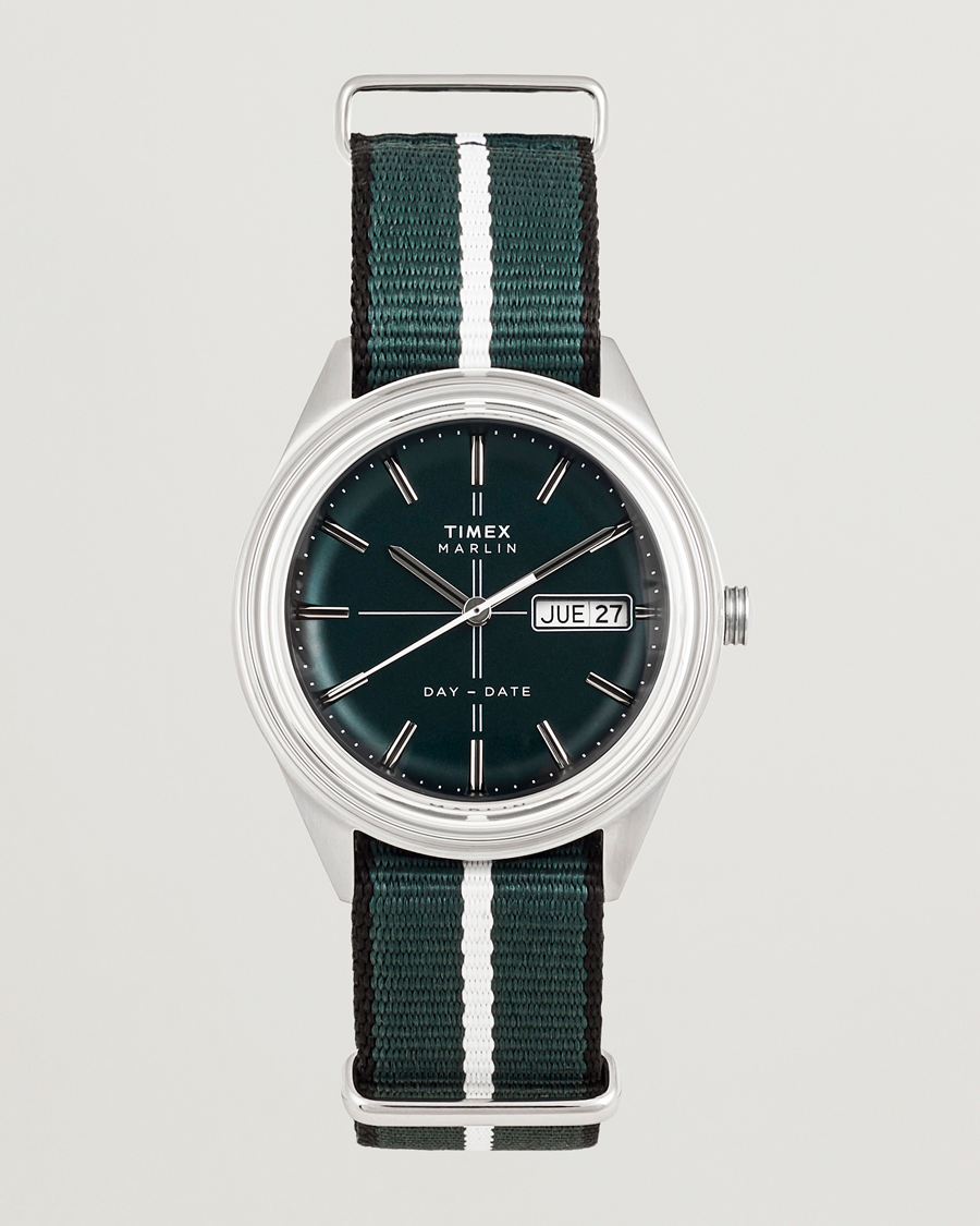 Men | Timex Marlin Jet 3-Hand Quartz 39mm Green Dial | Timex | Marlin Jet 3-Hand Quartz 39mm Green Dial