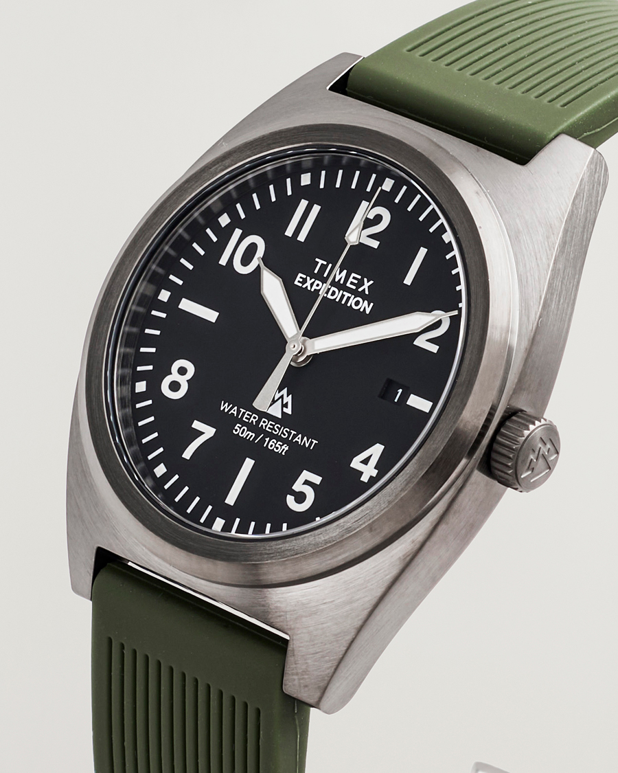 Men | Timex Expedition Capstone Silicone Strap 39mm Black Dial | Timex | Expedition Capstone Silicone Strap 39mm Black Dial