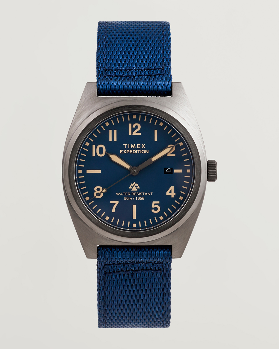 Men | Timex Expedition Capstone rPET Strap 39mm Blue Dial | Timex | Expedition Capstone rPET Strap 39mm Blue Dial