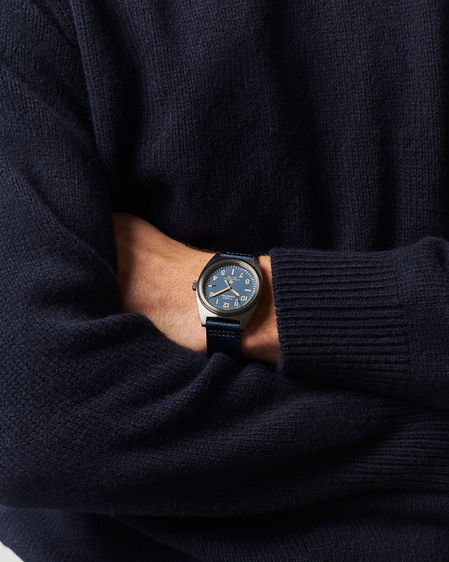 Men | Timex Expedition Capstone rPET Strap 39mm Blue Dial | Timex | Expedition Capstone rPET Strap 39mm Blue Dial