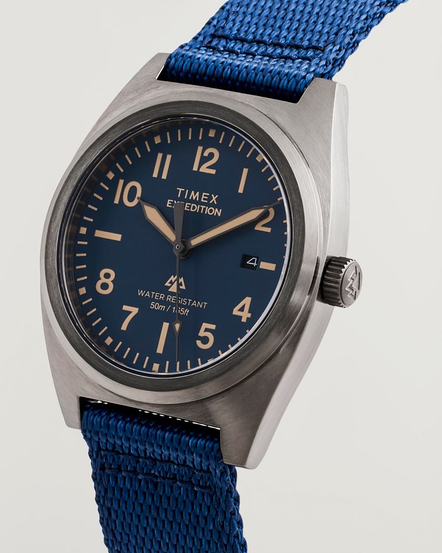 Men | Timex Expedition Capstone rPET Strap 39mm Blue Dial | Timex | Expedition Capstone rPET Strap 39mm Blue Dial
