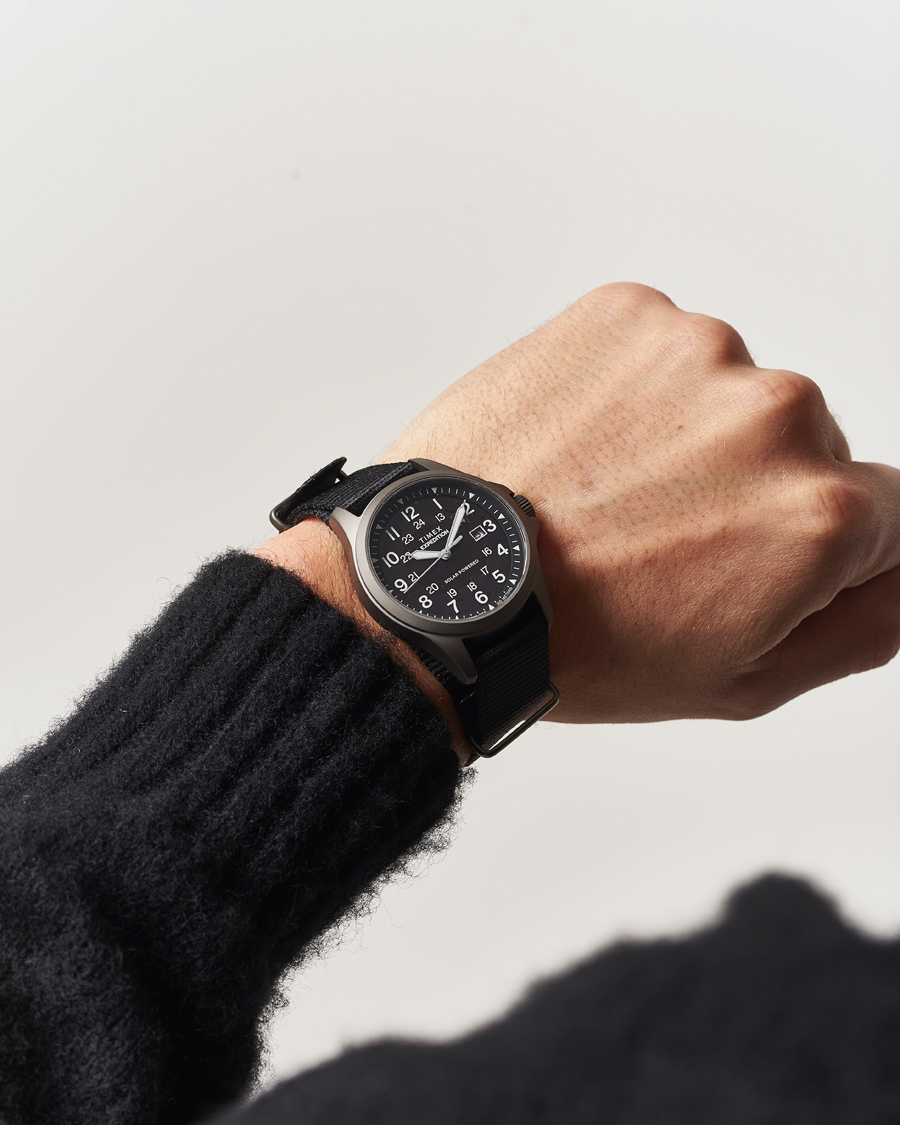 Men | Timex Expedition Field Post Solar rPET Strap 36mm Black Dial | Timex | Expedition Field Post Solar rPET Strap 36mm Black Dial