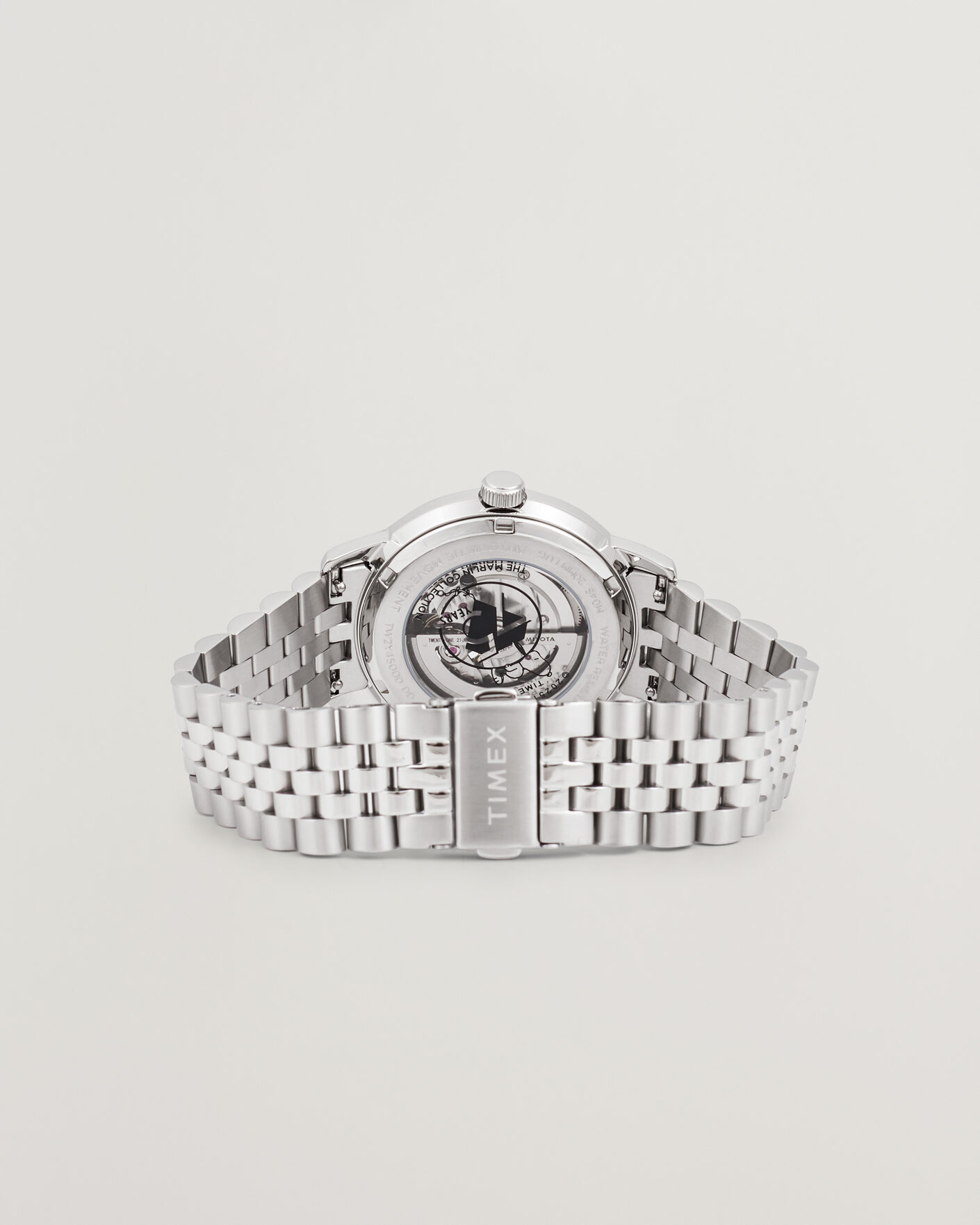 Men | Timex Timex X Peanuts Snoopy Marlin Automatic 40mm Silver | Timex | X Peanuts Snoopy Marlin Automatic 40mm Silver