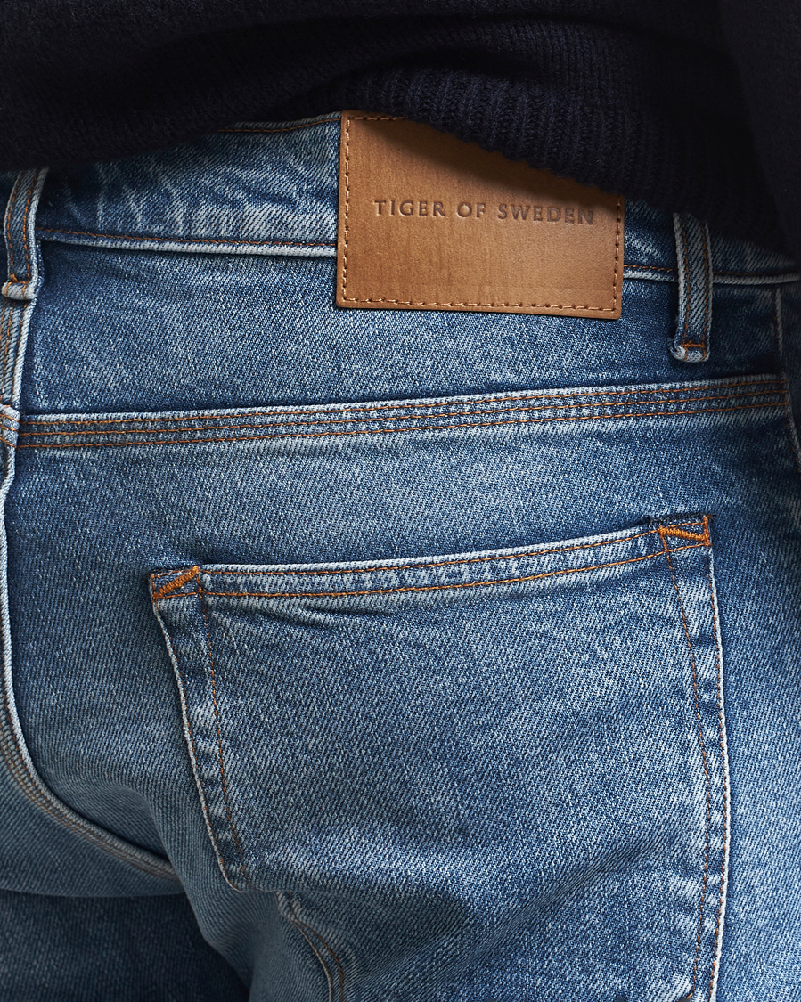 Men | Trousers | Tiger of Sweden | Pistolero Jeans Medium Blue