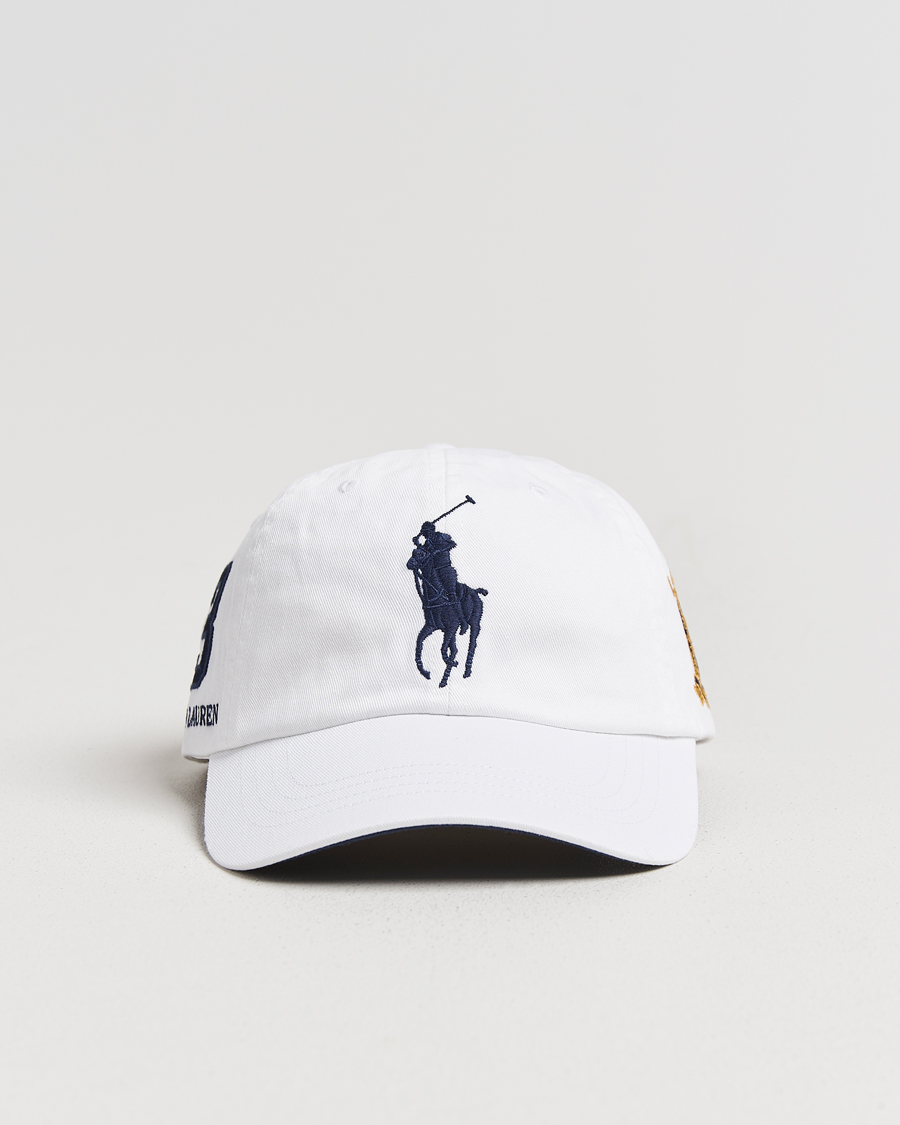Men | Hats & Caps | Polo Ralph Lauren | Big Pony Twill Cap Ceramic White