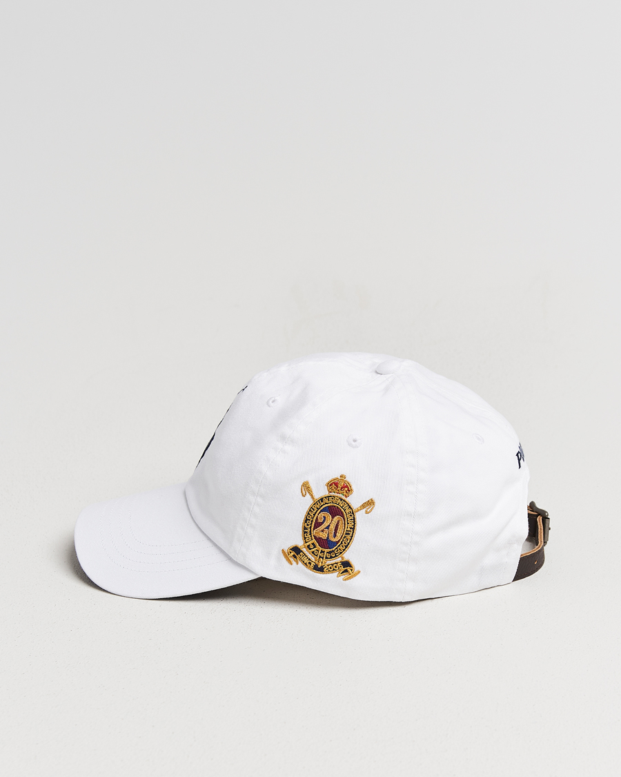 Polo Ralph Lauren Big Pony Twill Cap Ceramic White at CareOfCarl.com