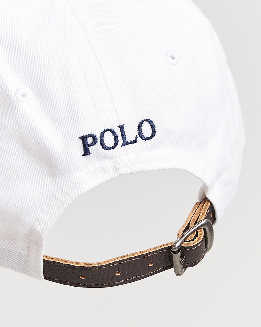 Polo Ralph Lauren Big Pony Twill Cap Ceramic White at CareOfCarl.com