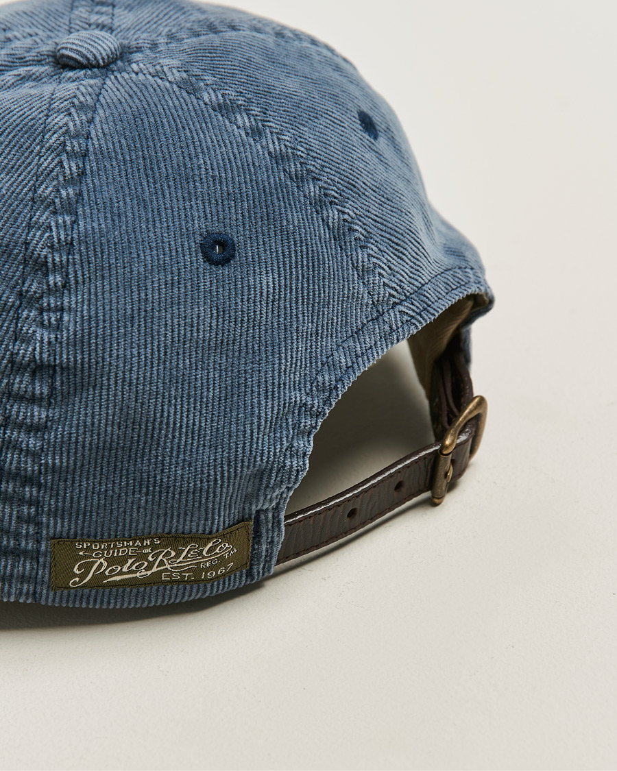 Men | Hats & Caps | Polo Ralph Lauren | Corduroy Bill Cap Faded Navy