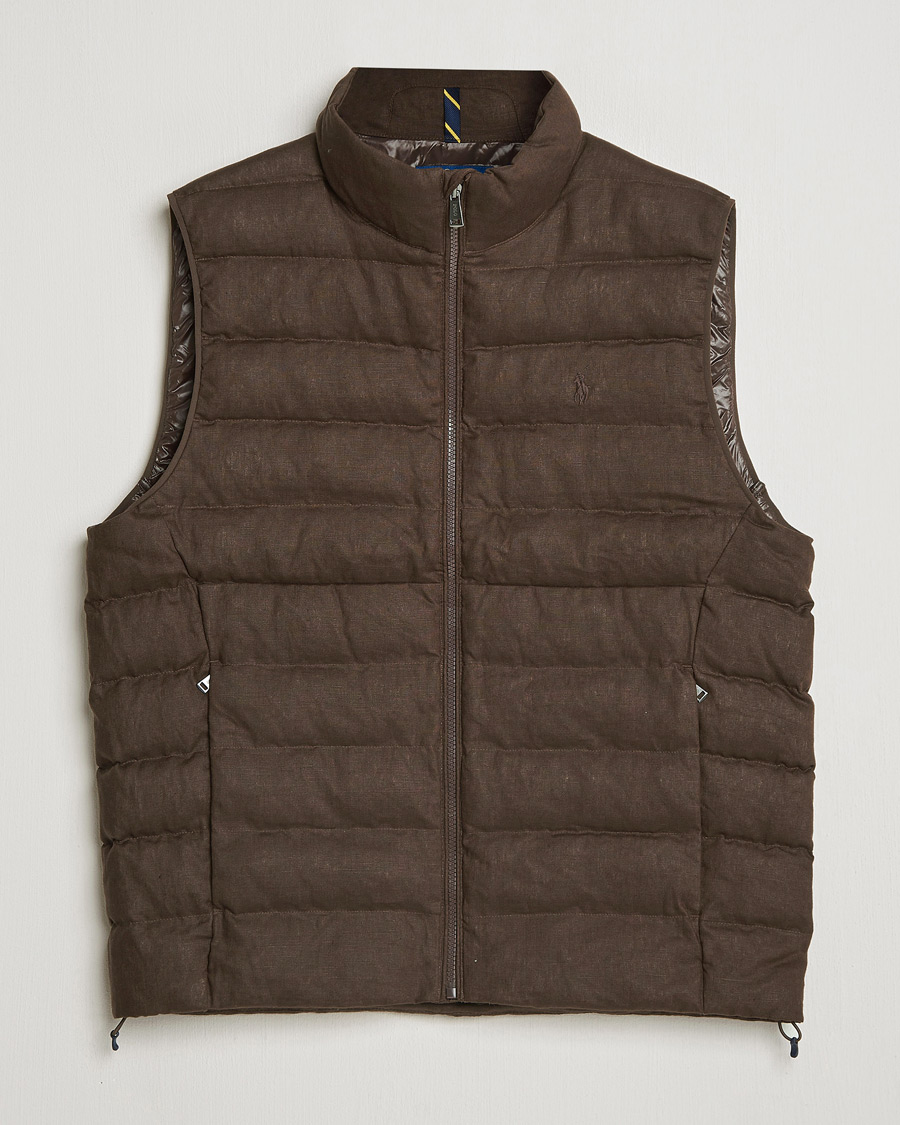 Polo Ralph Lauren Colden Vest Nutmeg Brown at CareOfCarl.com