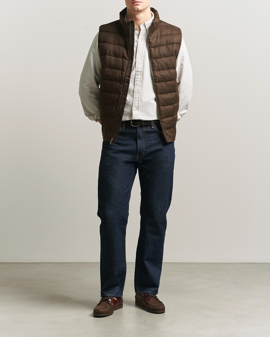 Polo Ralph Lauren Colden Vest Nutmeg Brown at CareOfCarl.com