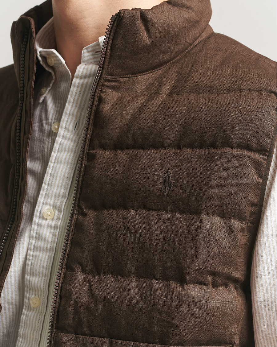 Men | Gilets | Polo Ralph Lauren | Colden Vest Nutmeg Brown