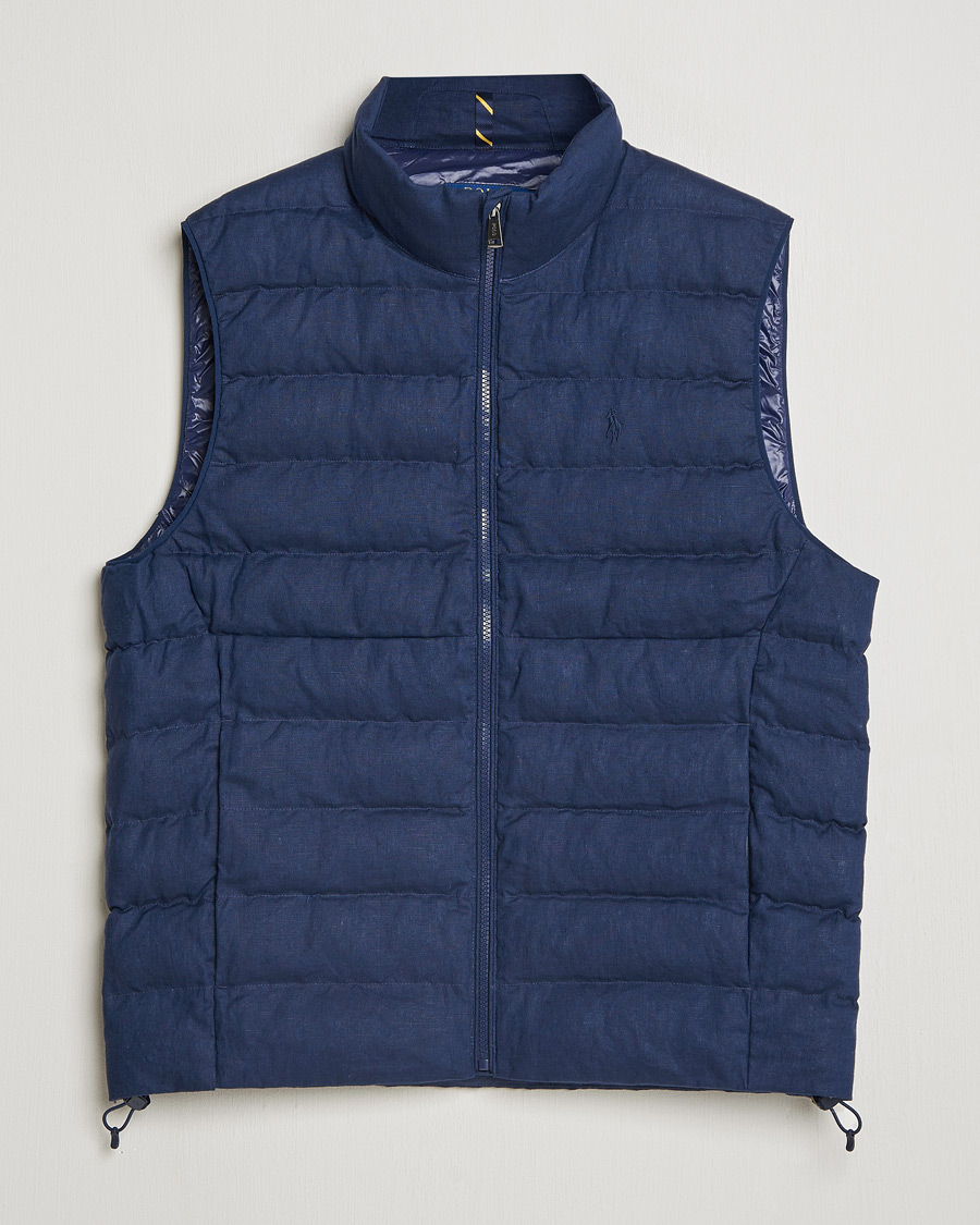 Polo Ralph Lauren Colden Down Vest Newport Navy at CareOfCarl.com