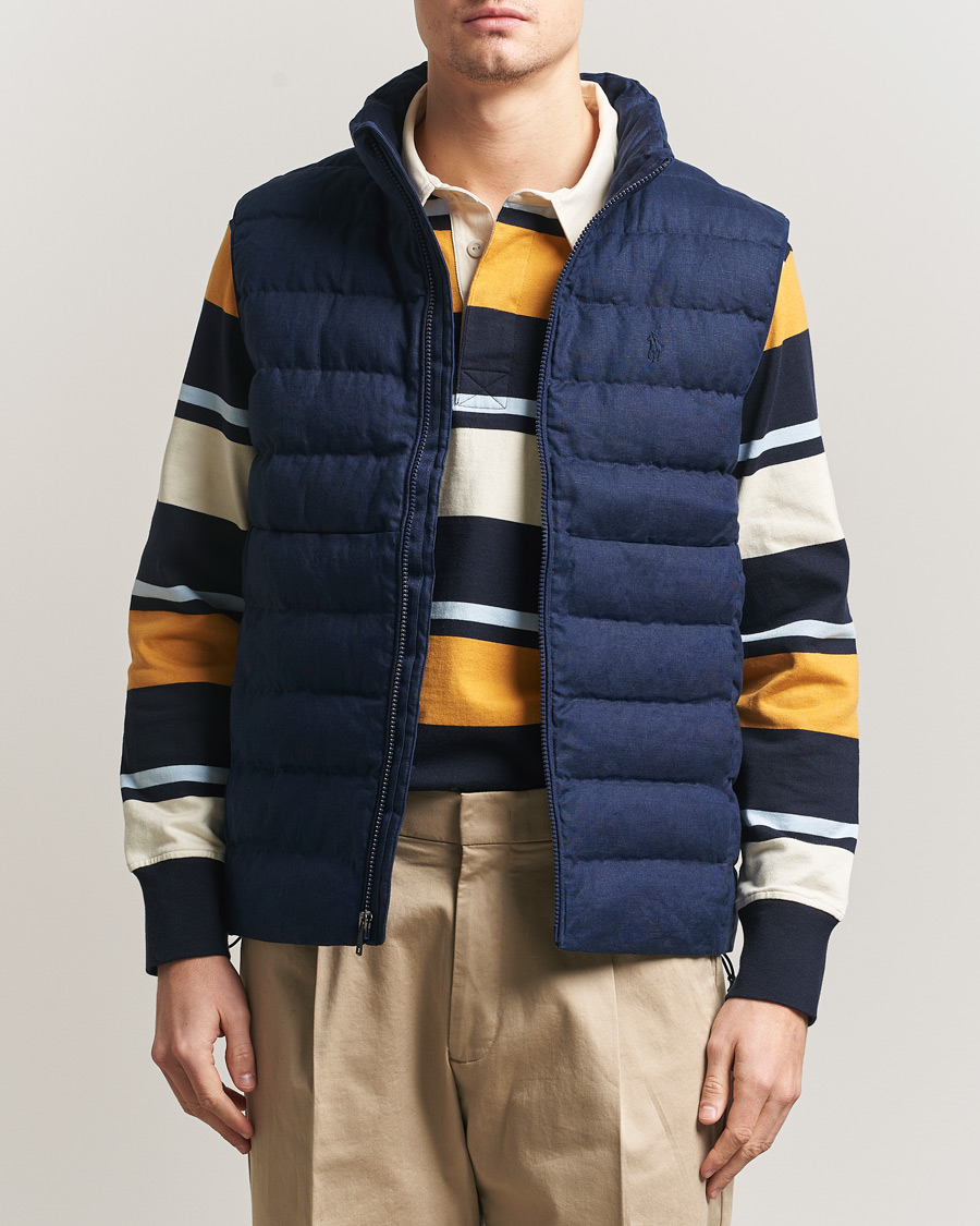 Polo Ralph Lauren Colden Down Vest Newport Navy at CareOfCarl.com