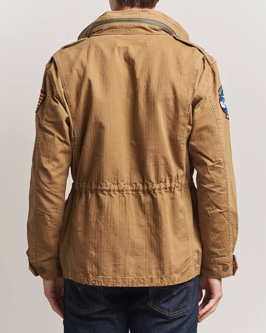Men | Coats & Jackets | Polo Ralph Lauren | Herringbone Field Patch Jacket Sandsurf