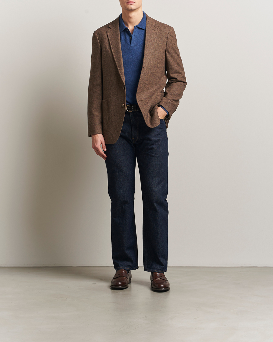 Men | Blazers | Polo Ralph Lauren | Herringbone Single Breasted Sportcoat Brown/Tan