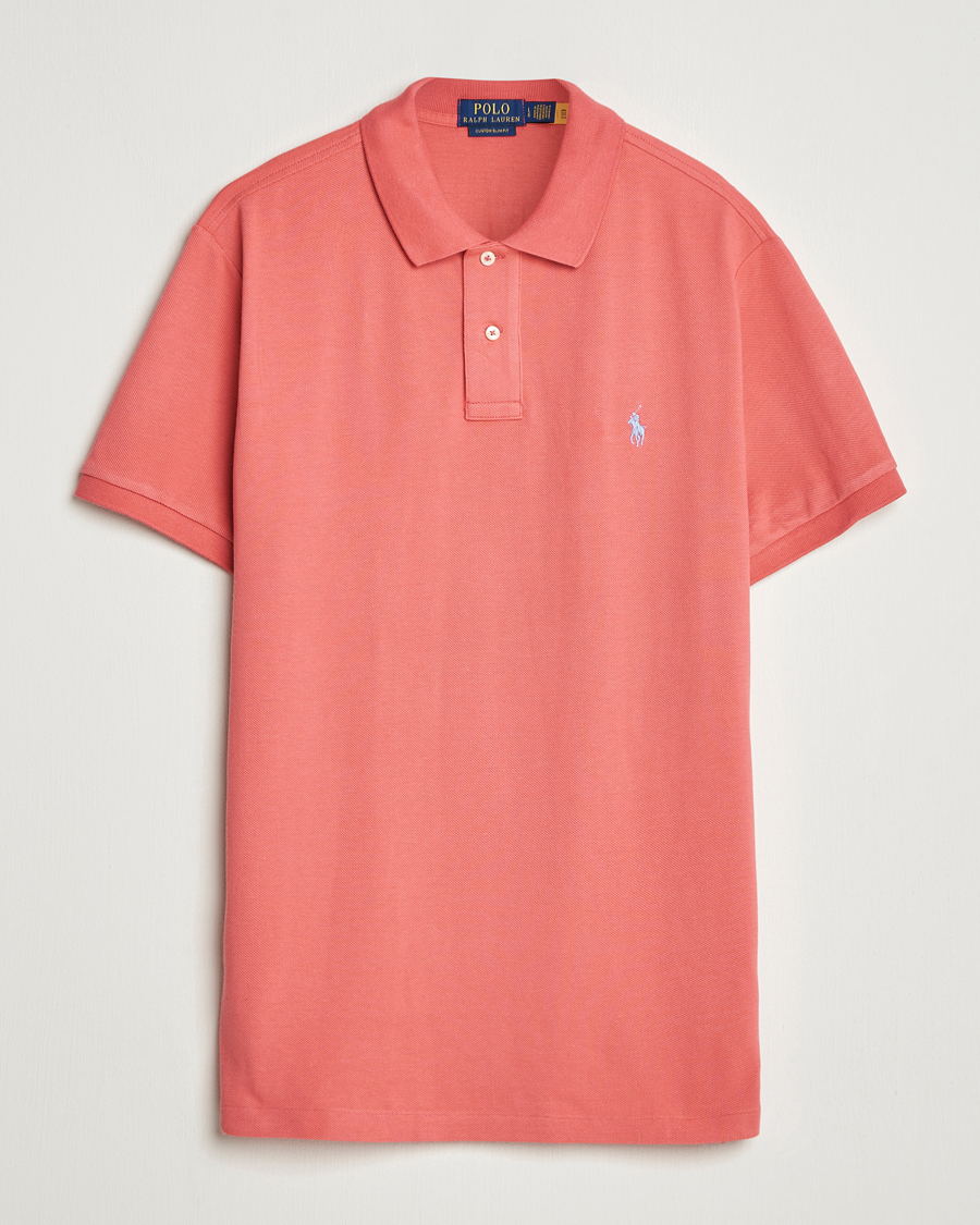 Men | Polo Shirts | Polo Ralph Lauren | Custom Slim Fit Polo Red Sky