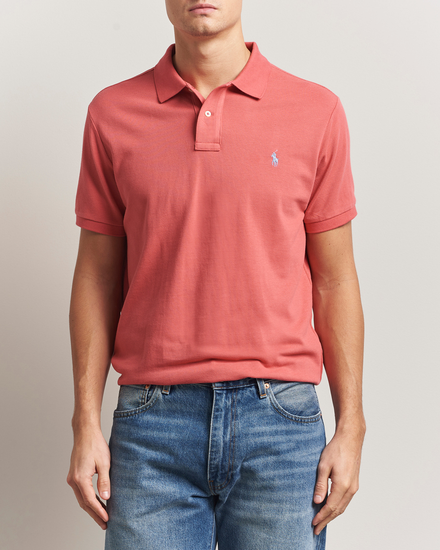 Men | Polo Shirts | Polo Ralph Lauren | Custom Slim Fit Polo Red Sky