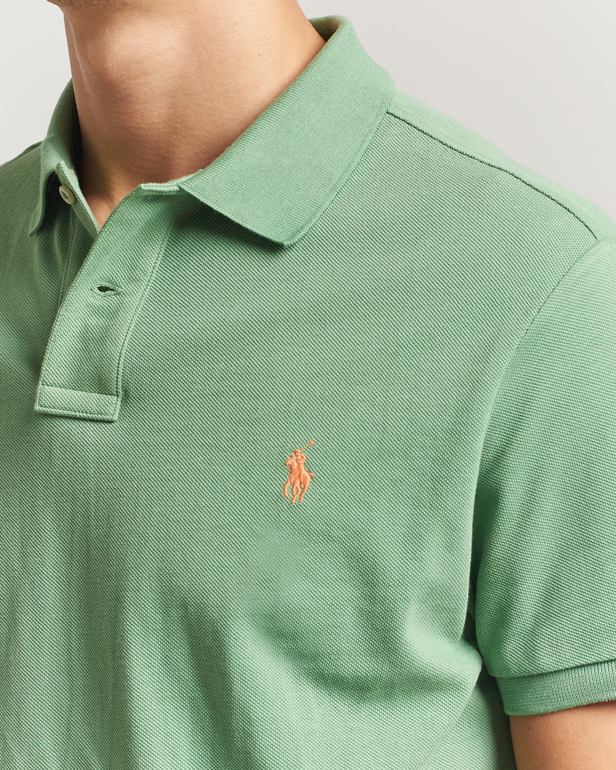 Men | Polo Shirts | Polo Ralph Lauren | Custom Slim Fit Polo Outback Green