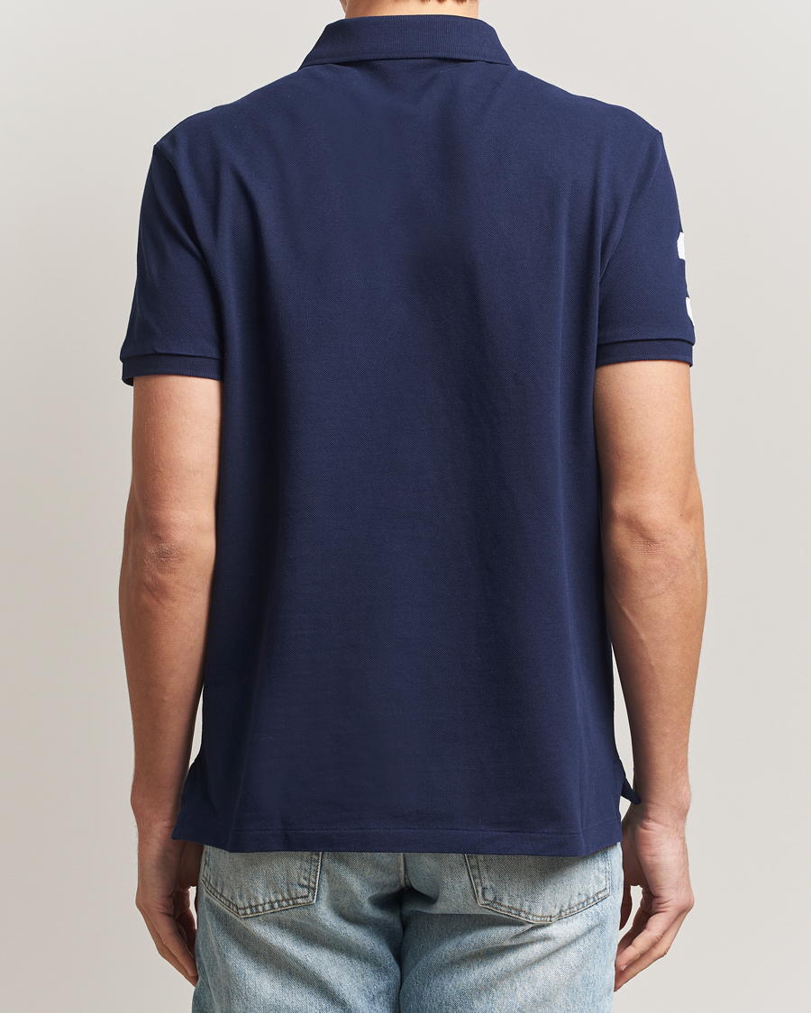 Men | Polo Shirts | Polo Ralph Lauren | Custom Slim Fit Big Pony Polo Cruise Navy