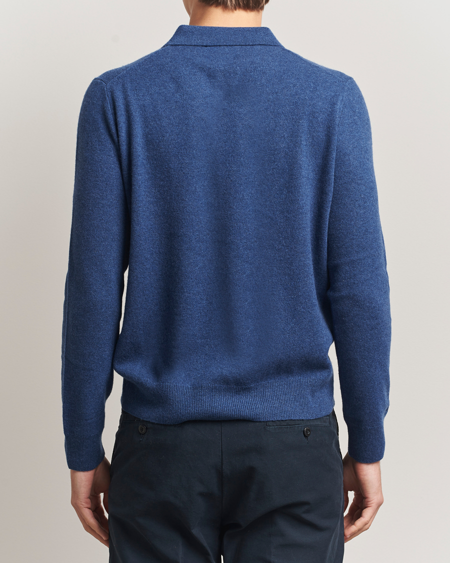 Men | Polo Shirts | Polo Ralph Lauren | Washed Long Sleeve Bear Polo Rustic Navy Heather