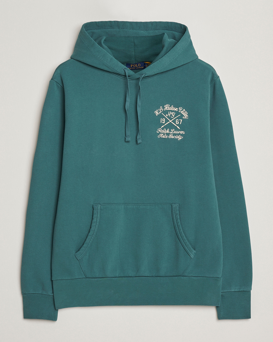Men | Sweaters & Knitwear | Polo Ralph Lauren | Printed Hoodie Charter Green